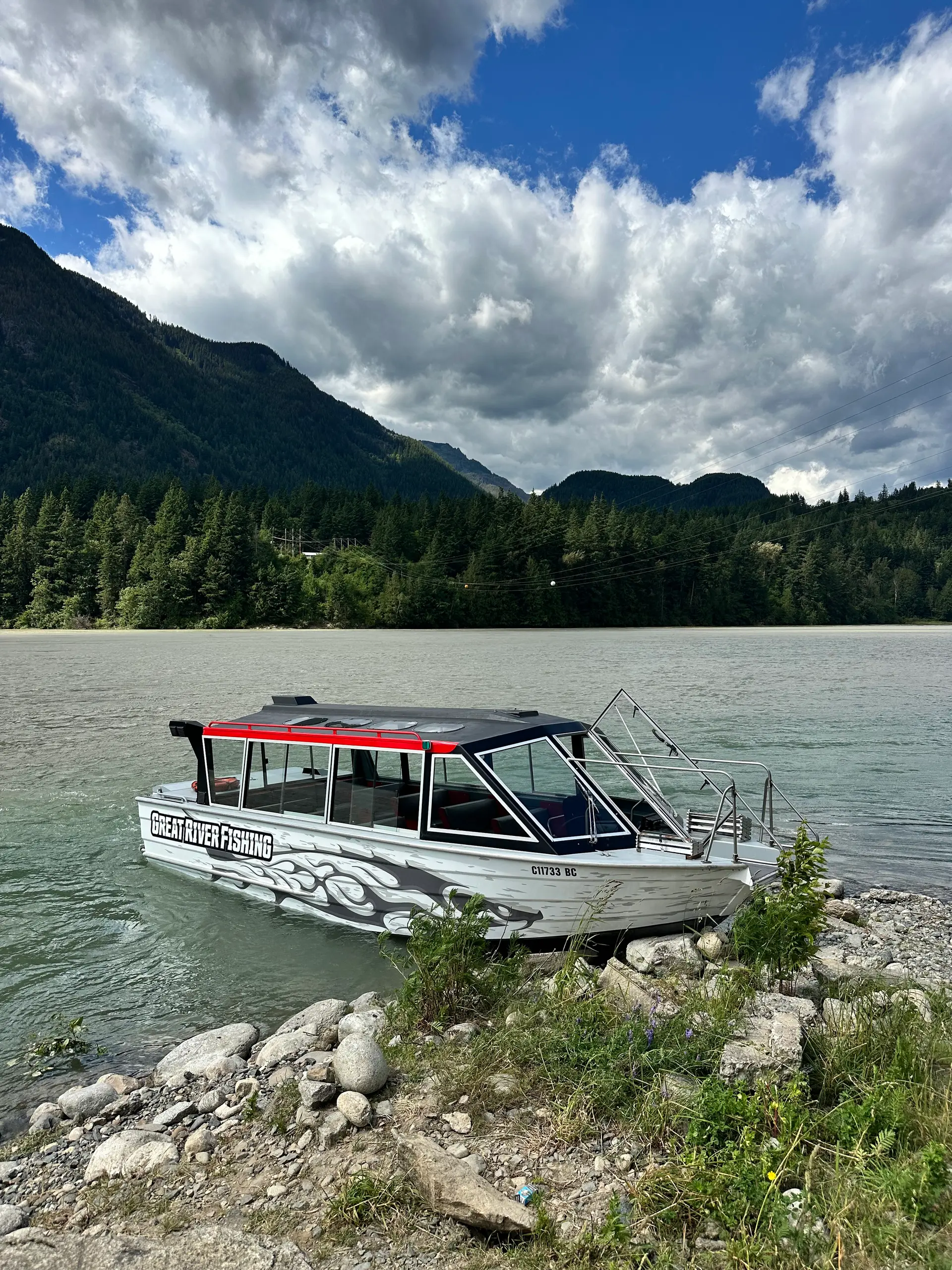 Jet boat tour in the Fraser Canyon