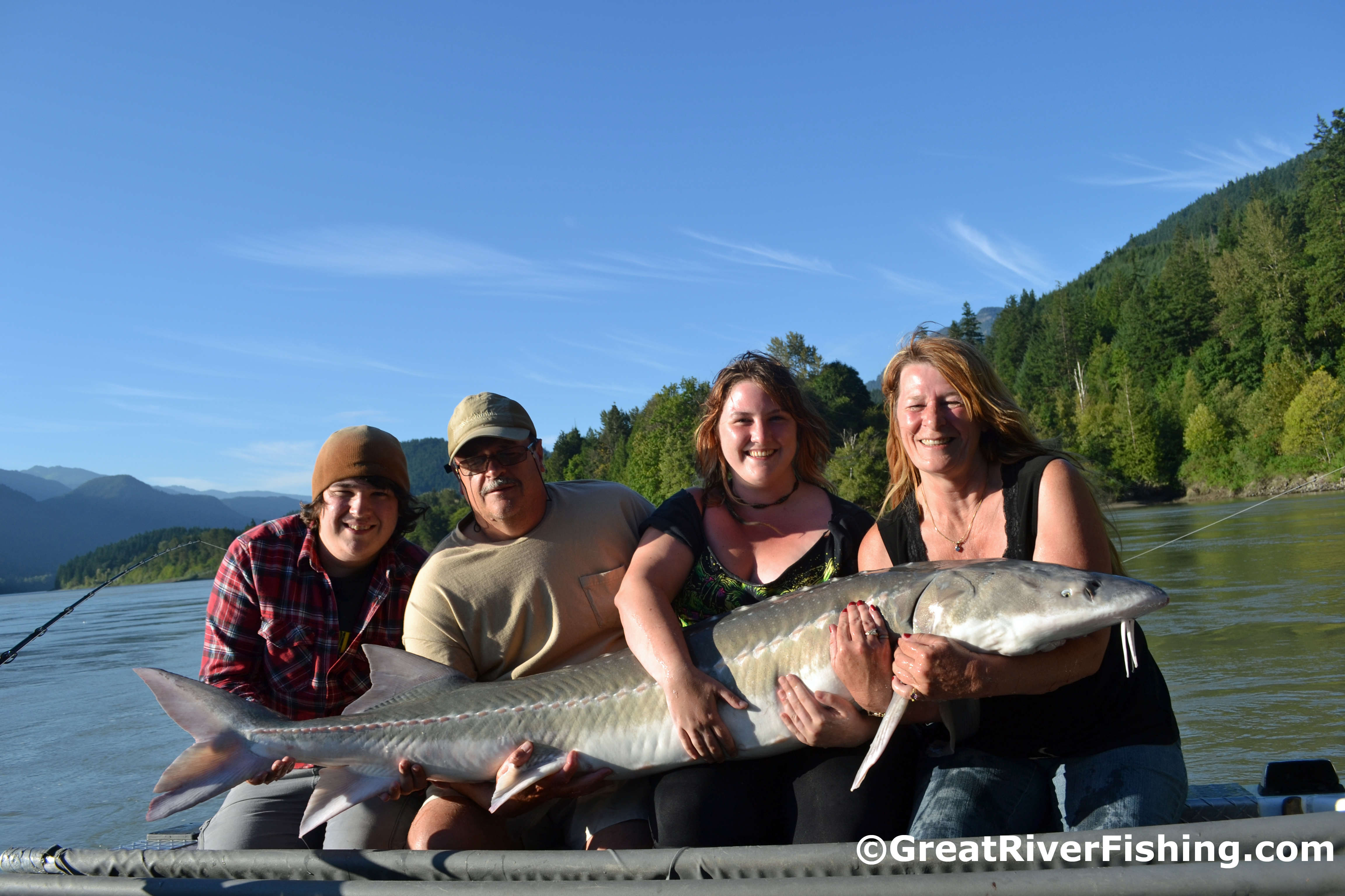 Fraser River Sturgeon Fishing with Tony and the Crew