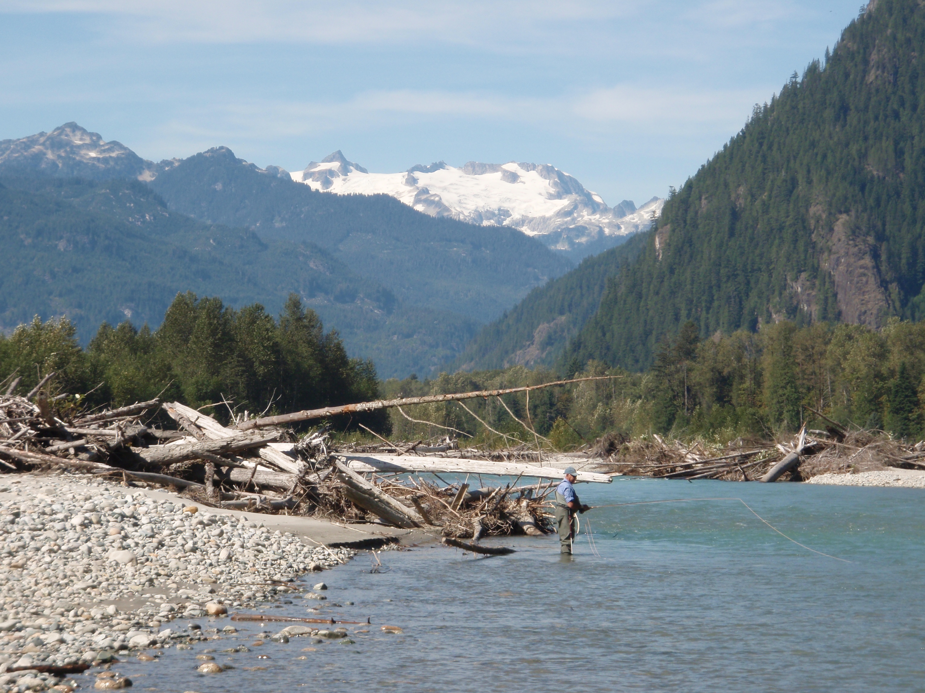 Fly-Fishing on the Upper Pitt River